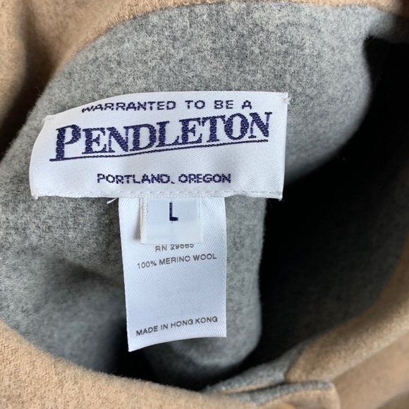 Pendleton wool brown coat size large - Picture 5 of 5